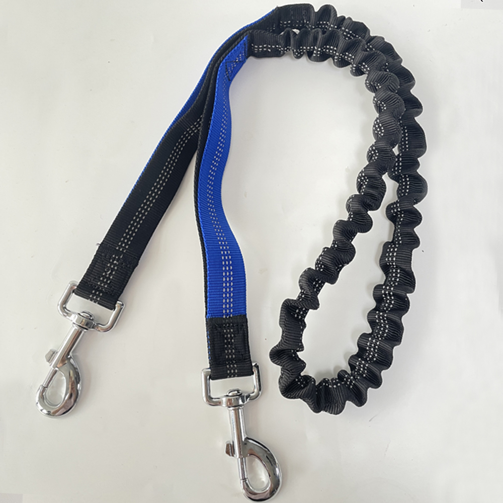 CHERAINTI Dog Harness Traction Leash Adjustable Pet Harness Black Ideal for Medium to Large Dogs