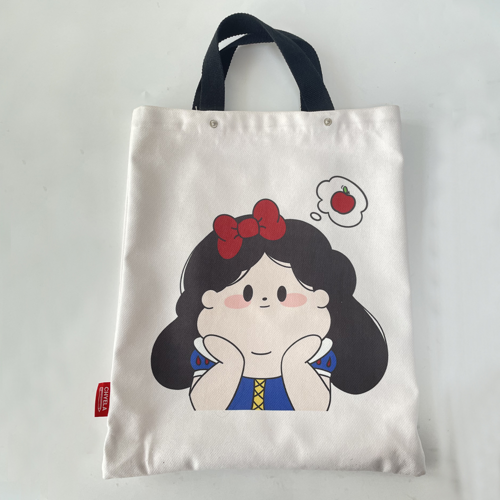 CHERAINTI Reusable Canvas Tote Bag, Shopping Bag with A Inner Pockets and Handle for Women Washable Large Size